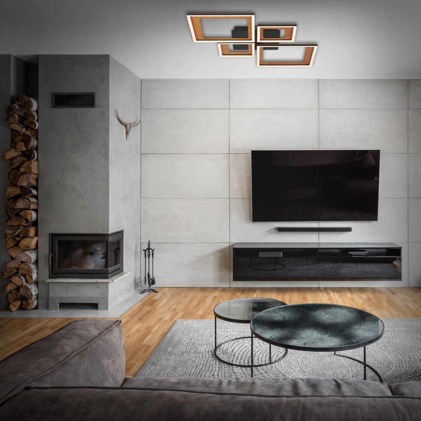 Brilo - LED himmennettävä kattovalaisin FRAME LED/38W/230V