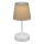 Brilo - LED Himmennettävä ladattava ulko pöytävalaisin LED/3W/5V IP44 hopea/beige