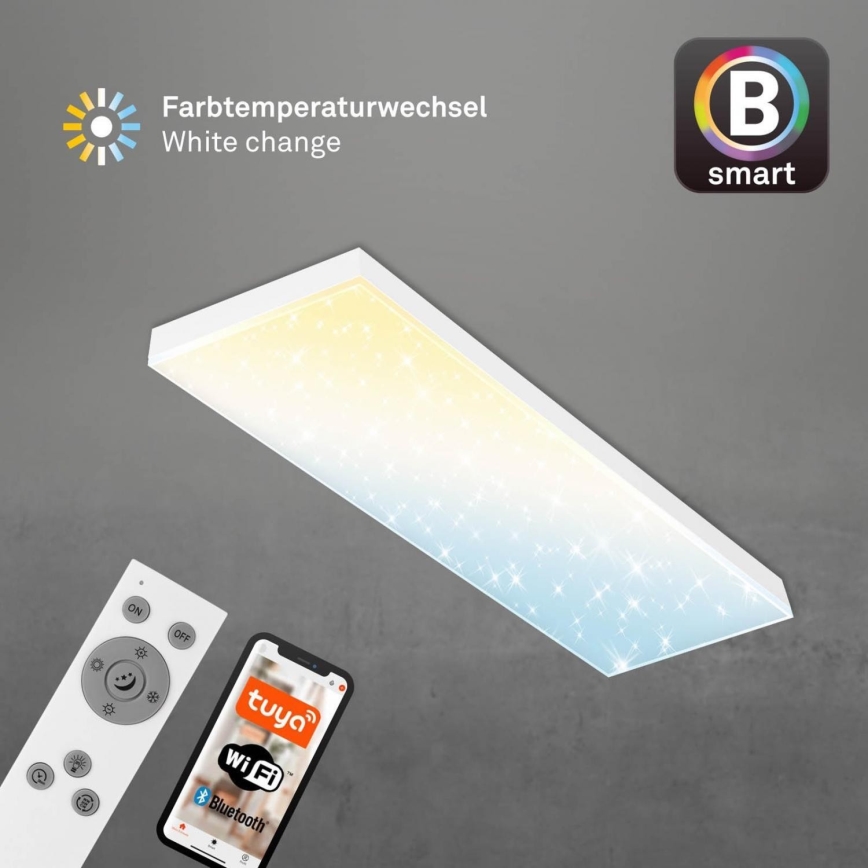 Brilo - LED Himmennetty kiinteä paneeli FRAMELESS LED/28W/230V 3000-6500K Wi-Fi Tuya + kauko-ohjaus