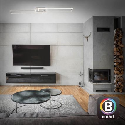 Brilo - LED-himmennyskattokruunu FRAME 2xLED/20W/230V 2700-6500K Wi-Fi Tuya + kauko-ohjaus