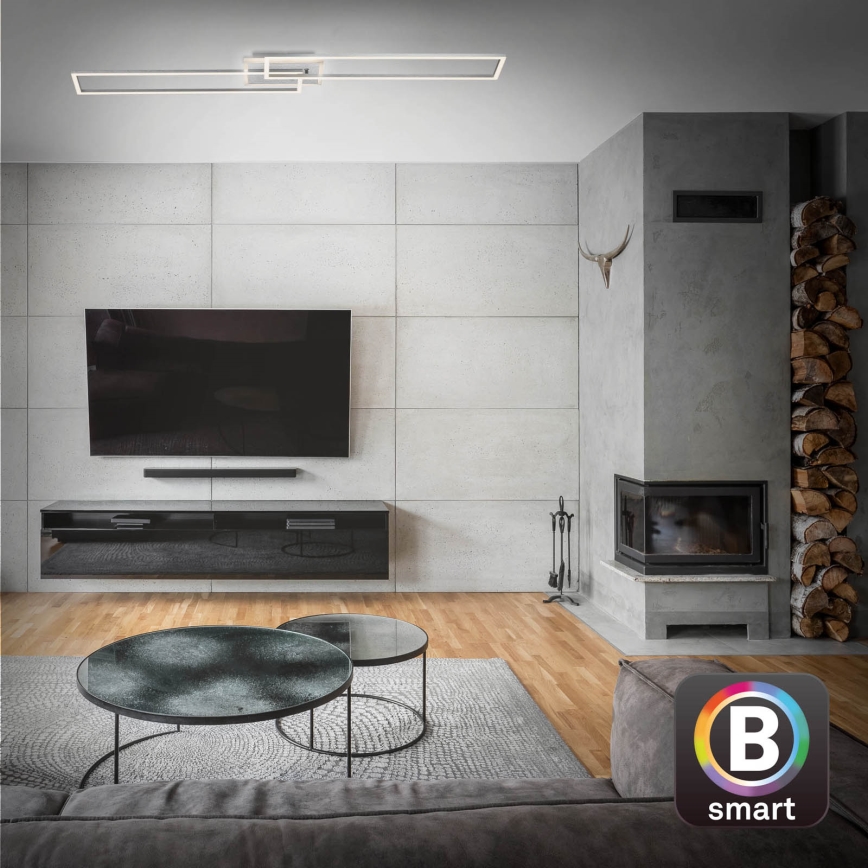 Brilo - LED-himmennyskattokruunu FRAME 2xLED/20W/230V 2700-6500K Wi-Fi Tuya + kauko-ohjaus