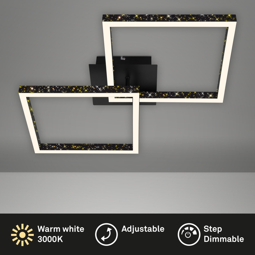Brilo - LED-himmennyskattokruunu FRAME 2xLED/9W/230V