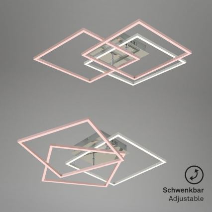 Brilo - LED-himmennyskattokruunu FRAME LED/40W/230V 2700-5000K Wi-Fi Tuya + kauko-ohjaus