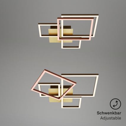 Brilo - LED-himmennyskattokruunu FRAME LED/44W/230V