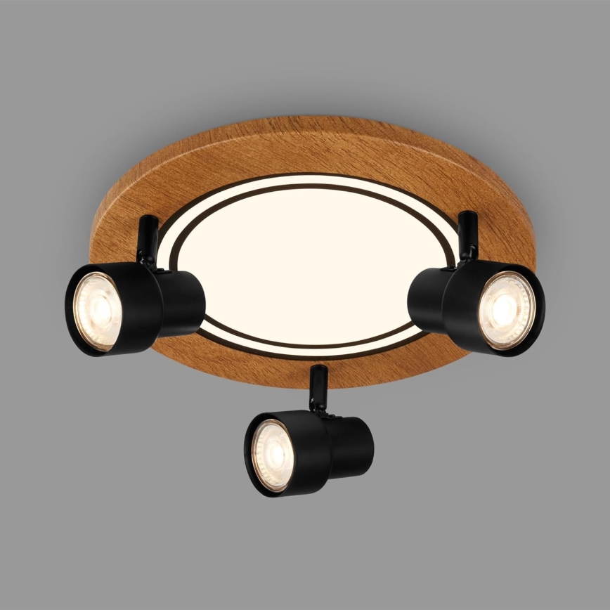 Brilo - LED-kattovalaisin LED/12W/230V + 3xGU10/9W 3000K