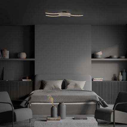 Brilo - LED-kattovalaisin LED/19W/230V 3000K musta