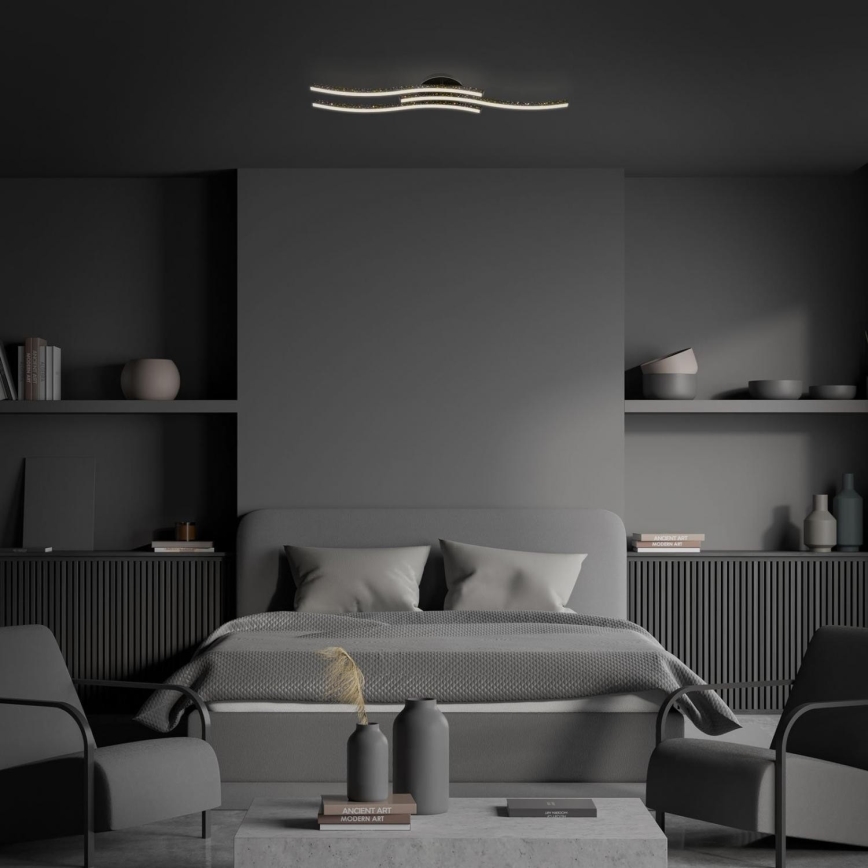 Brilo - LED-kattovalaisin LED/19W/230V 3000K musta