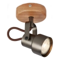 Brilo - LED-kohdevalaisin TAHUN 1xGU10/5W/230V 3000K ruskea