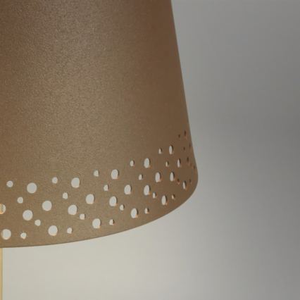 Brilo - LED himmennettävä ladattava kosketuskäyttöinen ulkokäyttöön tarkoitettu pöytälamppu KIKI LED/2,6W/5V IP44 2600 mAh ruskea