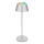 Brilo - LED RGB himmennettävä, ladattava kosketusohjattu ulkokäyttöön tarkoitettu pöytälamppu KIKI LED/2,6W/5V IP44 2600 mAh hopea
