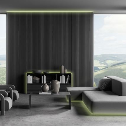 Brilo - LED RGB Himmennettävä nauha 11,5m LED/24W/230V + kauko-ohjaus