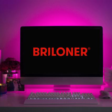 Brilo - LED RGB Himmennettävä nauha 6,6m LED/6W/USB + kauko-ohjaus