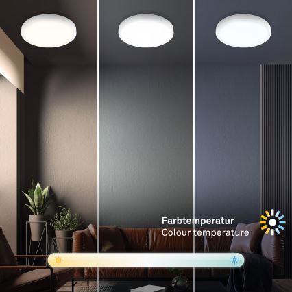 Brilo - LED RGBW himmennettävä kattovalaisin LED/20W/230V 2200–6500K Wi-Fi Tuya, halkaisija 27 cm