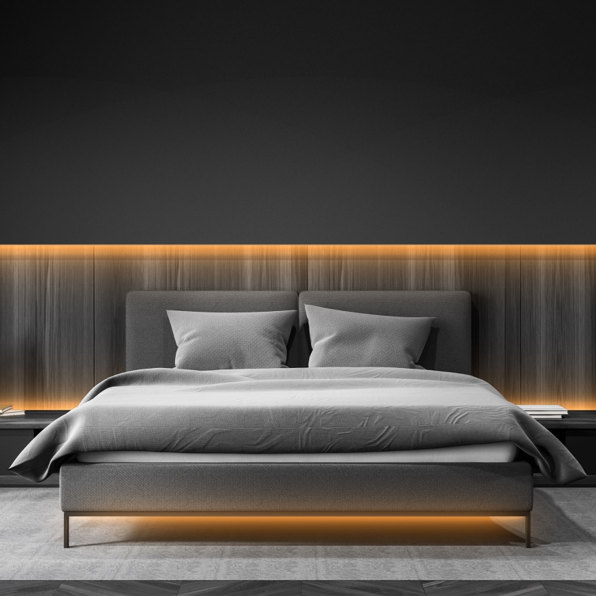 Brilo - LED RGBW Himmennettävä nauha 6,5m LED/15W/230V Wi-Fi Tuya + kauko-ohjaus