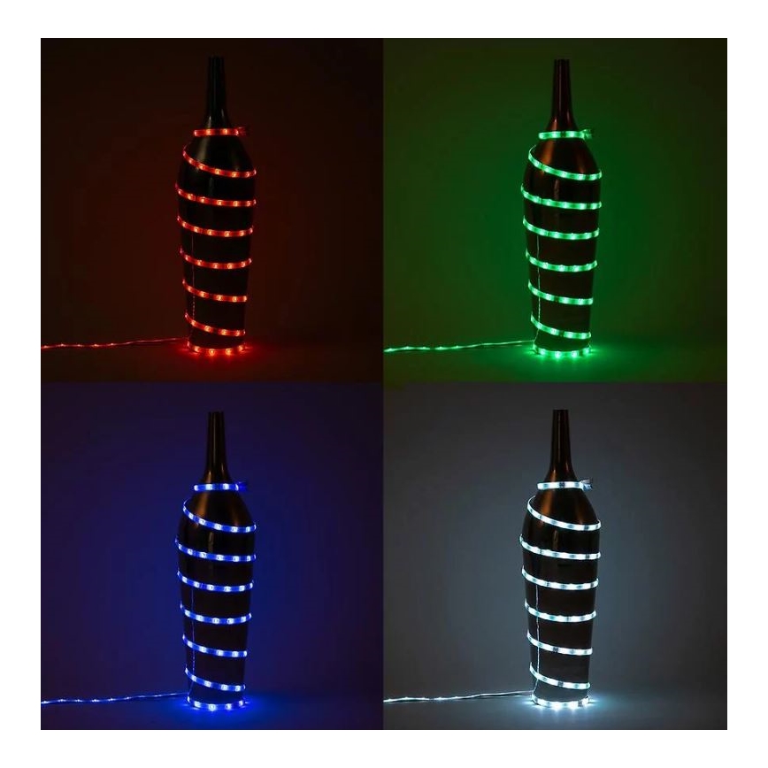 Brilo - LED RGBW Himmennettävä nauha 6,5m LED/22W/230V + kauko-ohjaus