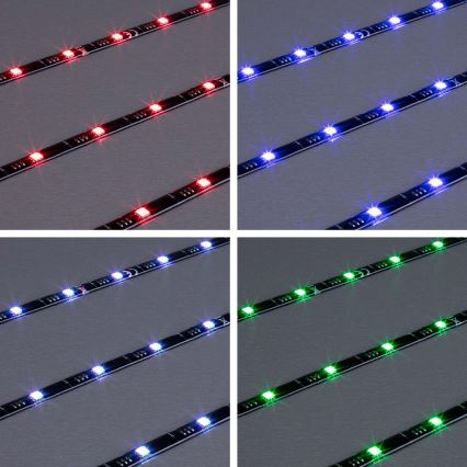 Brilo - LED RGBW himmennettävä TV-nauha 3m LED/2,5W/USB + kaukosäädin