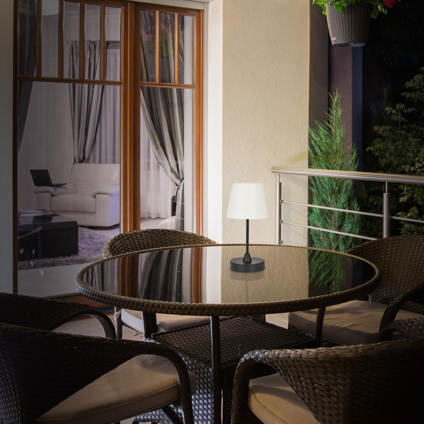 Brilo - LED ulkokäyttöön himmennettävä ladattava lamppu LED/3W/5V IP44 2000 mAh