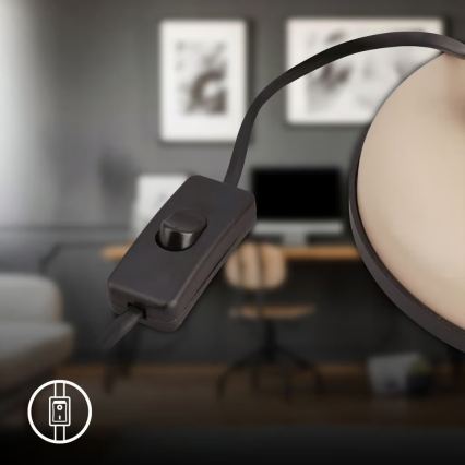 Brilo - PIXA pöytälamppu 1xE14/25W/230V beige