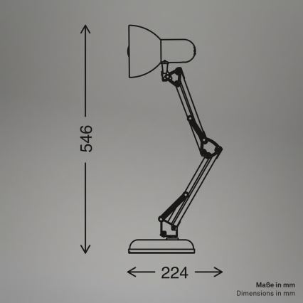 Brilo - PIXA pöytälamppu 1xE14/25W/230V beige