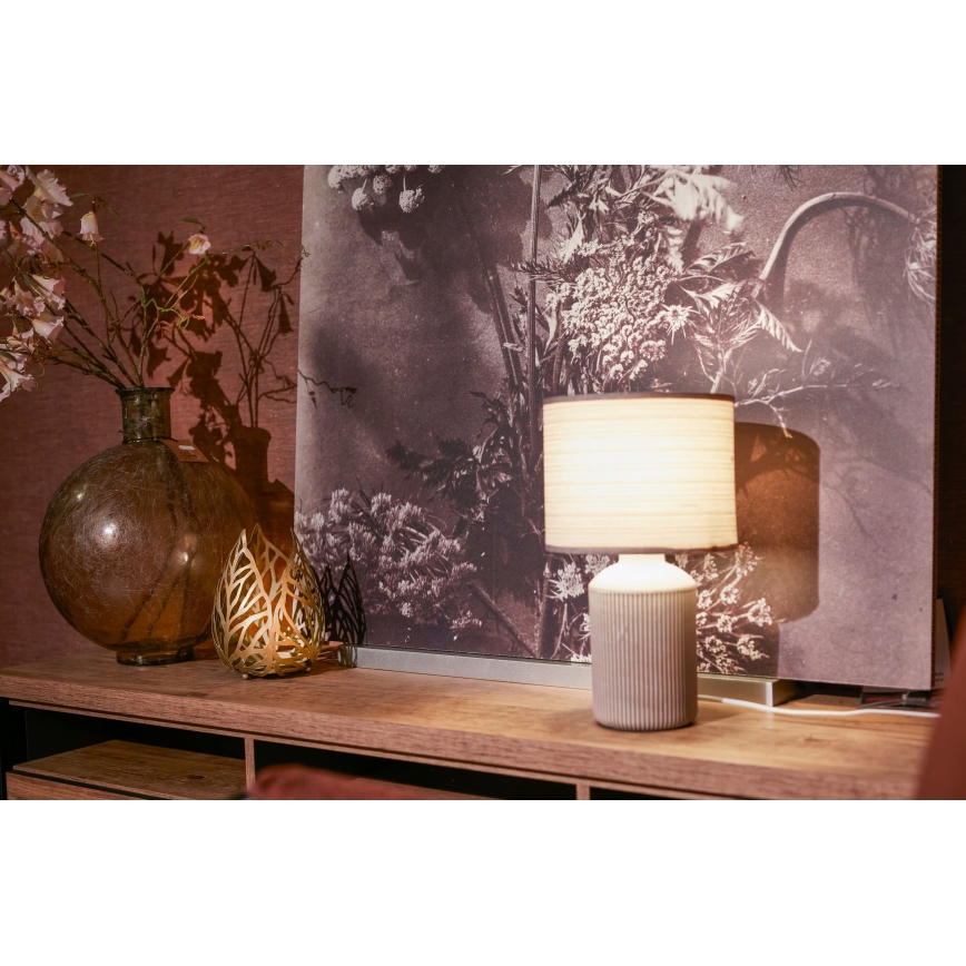 Brilo - Pöytälamppu INO 1xE14/10W/230V valkoinen