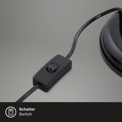 Brilo - Pöytälamppu PIXA 1xE14/25W/230V musta