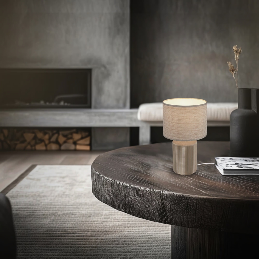 Brilo - Pöytävalaisin INO 1xE14/10W/230V ruskea