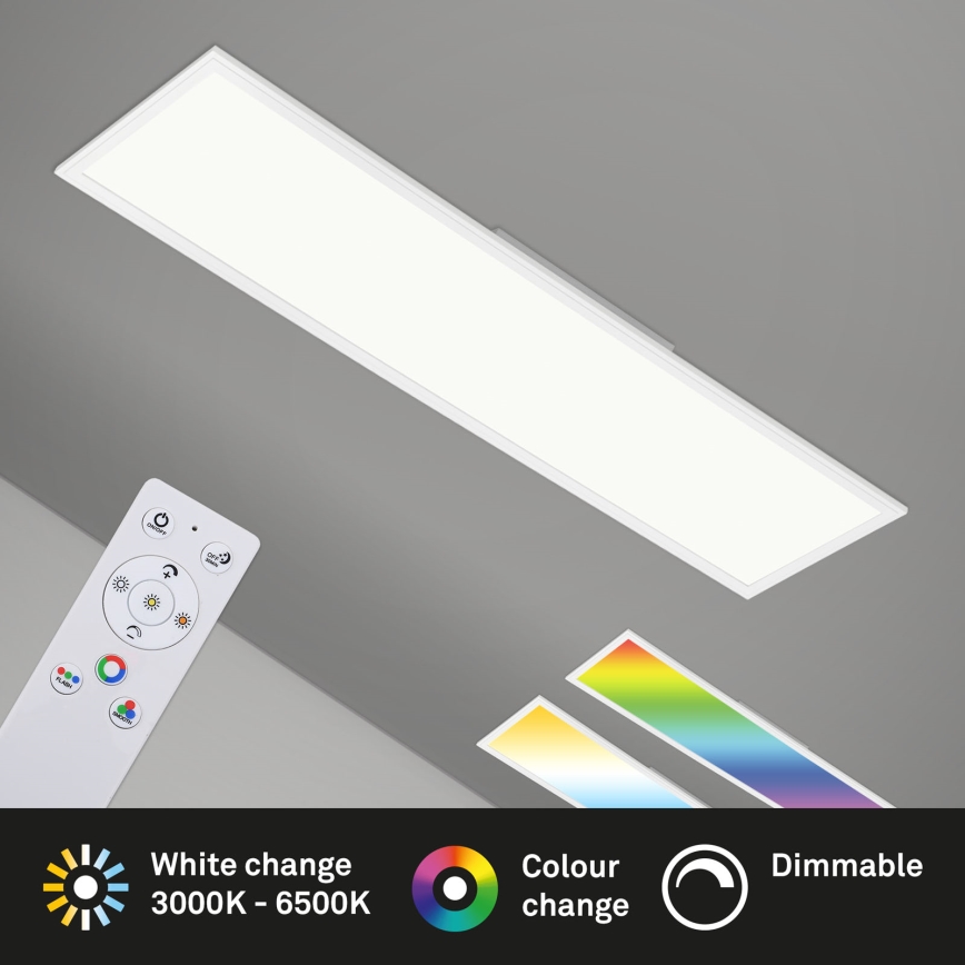 Brilo - RGBW Himmennettävä kattovalaisin SLIM LED/40W/230V 3000-6500K + kauko-ohjaus