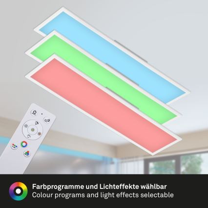 Brilo - RGBW Himmennettävä kattovalaisin SLIM LED/40W/230V 3000-6500K + kauko-ohjaus
