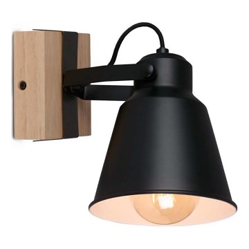 Brilo - Seinäkohdevalo TALLE  1xE27/40W/230V kumipuu