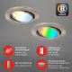 Brilo - SETTI 3x LED RGBW Himmennettävä kylpyhuonevalo 1xGU10/4,9W/230V 2700-6500K Wi-Fi Tuya IP23 + kauko-ohjaus