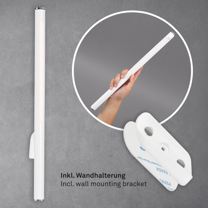 Briloner 1384-016 - LED himmennettävä kosketuslattiavalaisin 2-in-1 EVERYWHERE LED/2,3W/5V 2000 mAh