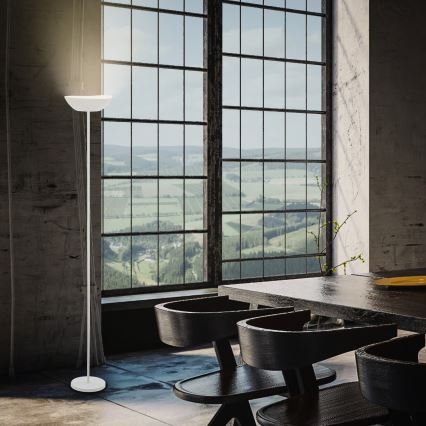 Briloner 1500016 - Himmennettävä LED-lattiavalaisin ESTATE LED/8W/5V 4000 mAh valkoinen