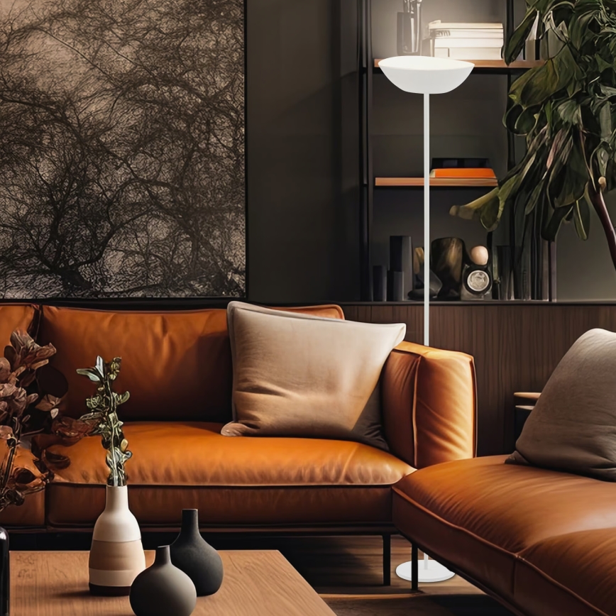 Briloner 1500016 - Himmennettävä LED-lattiavalaisin ESTATE LED/8W/5V 4000 mAh valkoinen