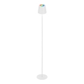 Briloner 1507016 - himmennettävä LED-lattiavalaisin KIKI LED/4,3W/5V IP44 2600 mAh valkoinen
