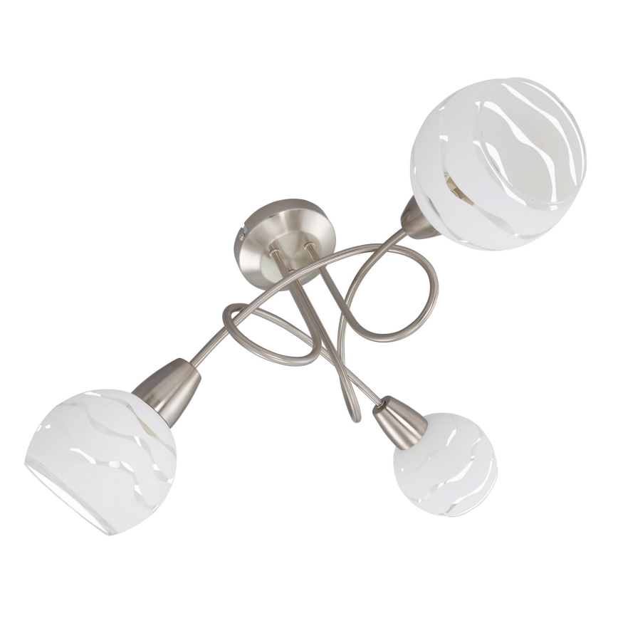 Briloner 2046-032 - Pinta-asetettava kattokruunu VIOLA 3xE14/40W/230V