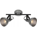 Briloner 2049-024 - Kohdevalo RETRO 2xE14/40W/230V harmaa