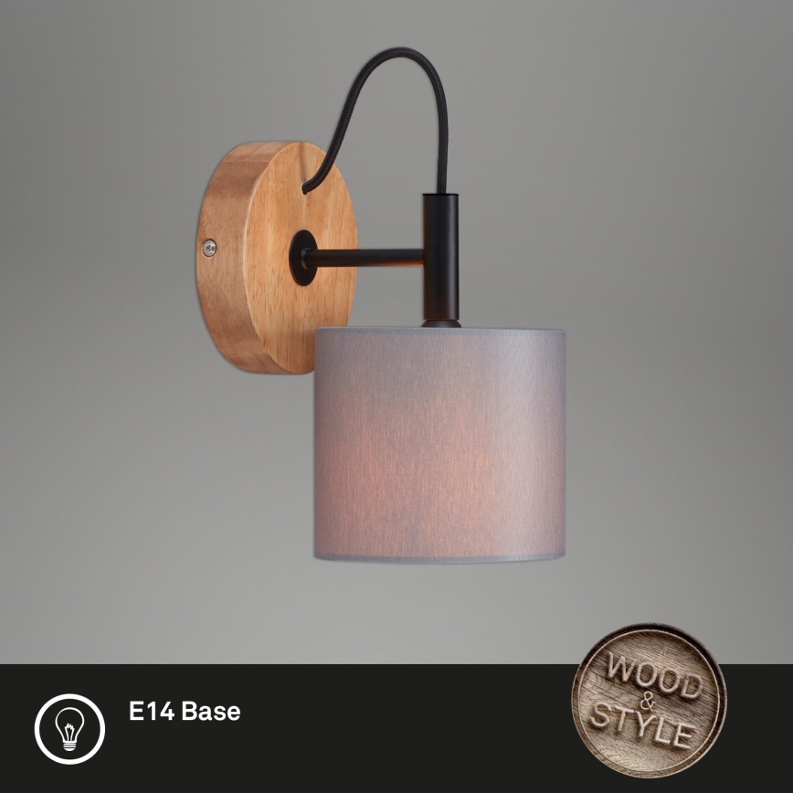 Briloner 2075-014 - RHON-seinävalaisin 1xE14/25W/230V