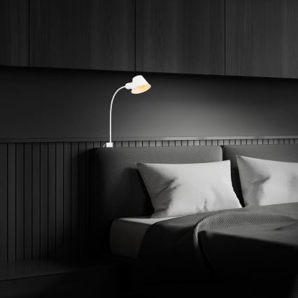 Briloner 2079-016 - Joustava seinälamppu  1xE27/10W/230V valkoinen