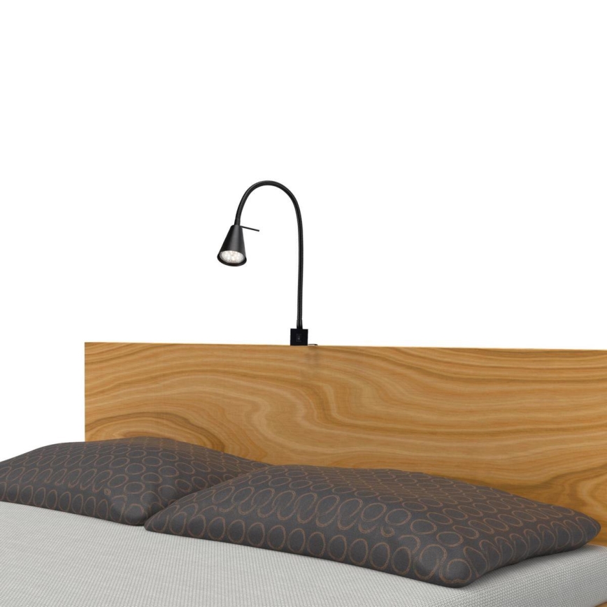 Briloner 2080-015 - LED-seinävalaisin COMFORT LIGHT 1xGU10/5W/230V musta