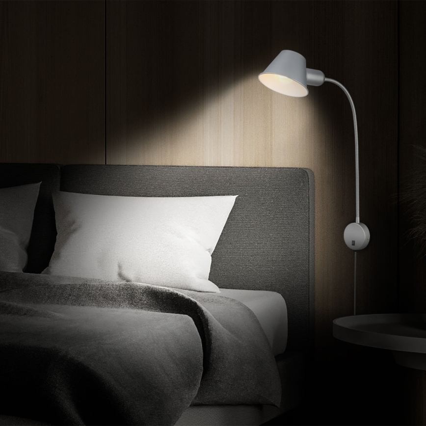 Briloner 2089-014 - BRELLO säädettävä seinävalaisin 1xE27/10W/230V mattakromi