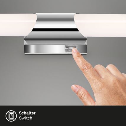 Briloner 2111-018 - LED-seinävalaisin kylpyhuoneeseen SPLASH LED/6,5W/230V IP44