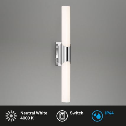 Briloner 2111-118 - LED-seinävalaisin kylpyhuoneeseen SPLASH LED/11W/230V IP44