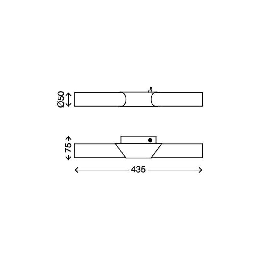 Briloner 2125-022 - Peilivalaistus SPLASH 2xE14/40W/230V