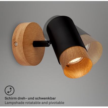 Briloner 2144015 - Seinäkohdevalo SPOT 1xGU10/9W/230V