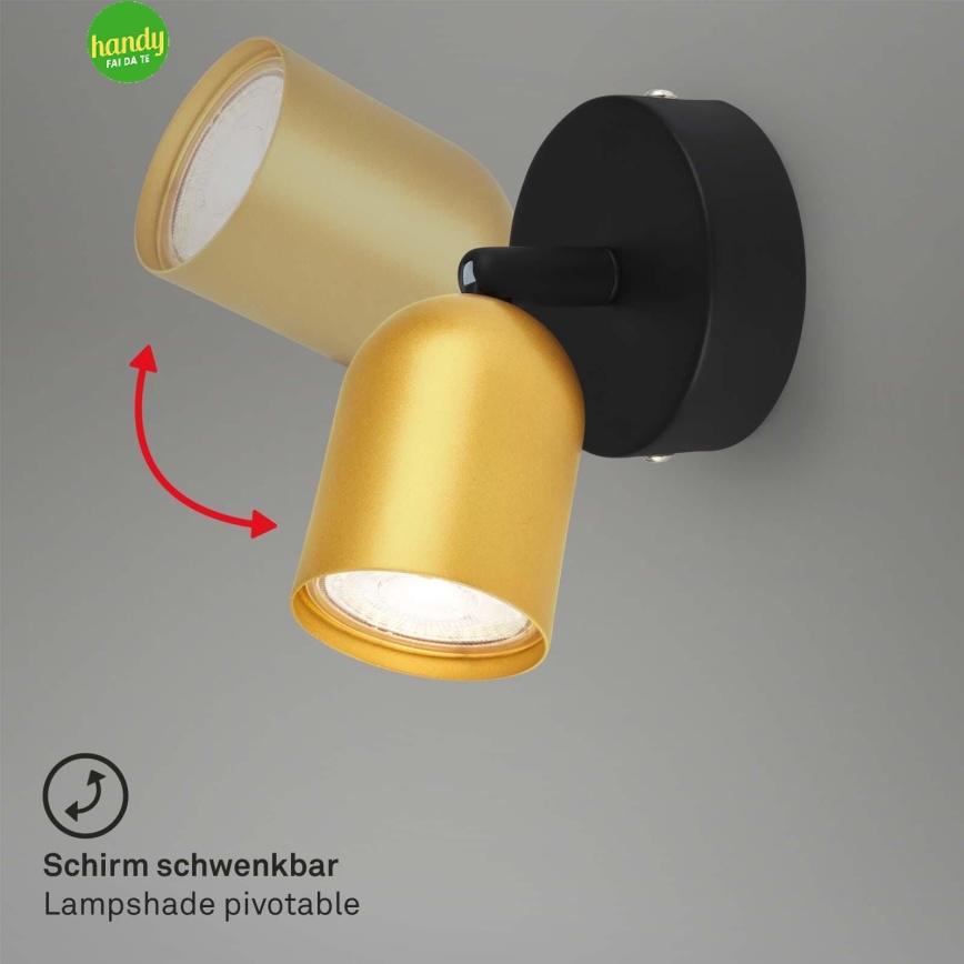 Briloner 2145-017 - Seinäspotti 1xGU10/9W/230V