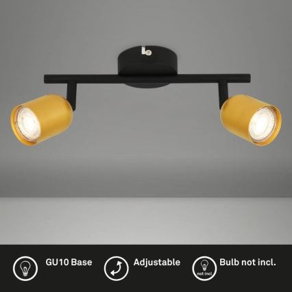 Briloner 2145-027 - Kohdevalaisin 2xGU10/9W/230V