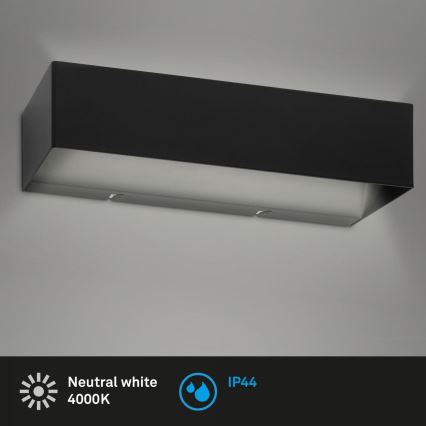 Briloner 2204-015 - LED-ulkoseinävalaisin LED/8W/230V IP44 musta
