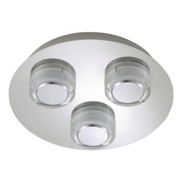 Briloner 2257-038 - LED-kattovalaisin kylpyhuoneessa SURF 3xLED/5W/230V IP44