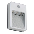 Briloner 2278-031 - LED-ulkoportaikkovalaisimet anturilla 3xLED/0,06W/3xAAA IP54