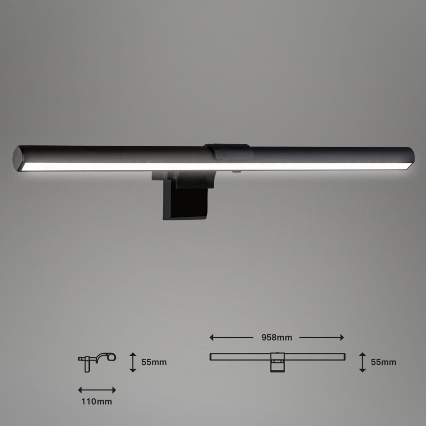 Briloner 2303-015 - LED Himmennettävä näytön valaistus LED/3,5W/230V 2700/4000/6500K